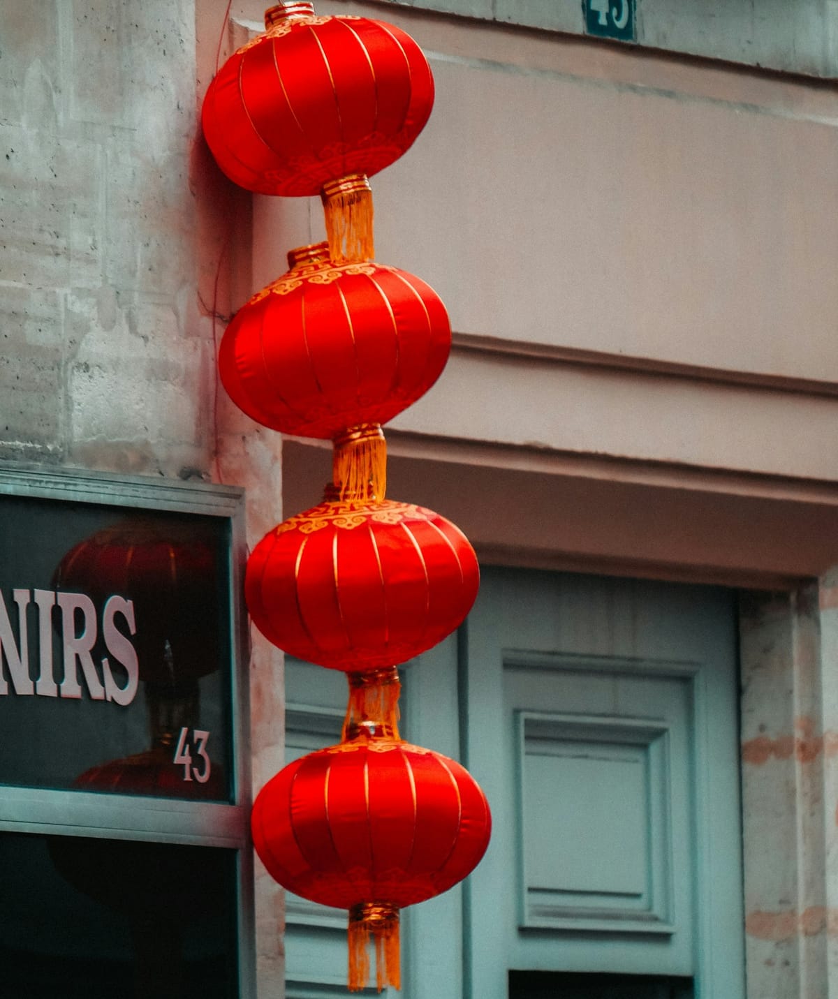 Quartier Chinois dans le 13ème arrondissement de Paris capitale de la France
