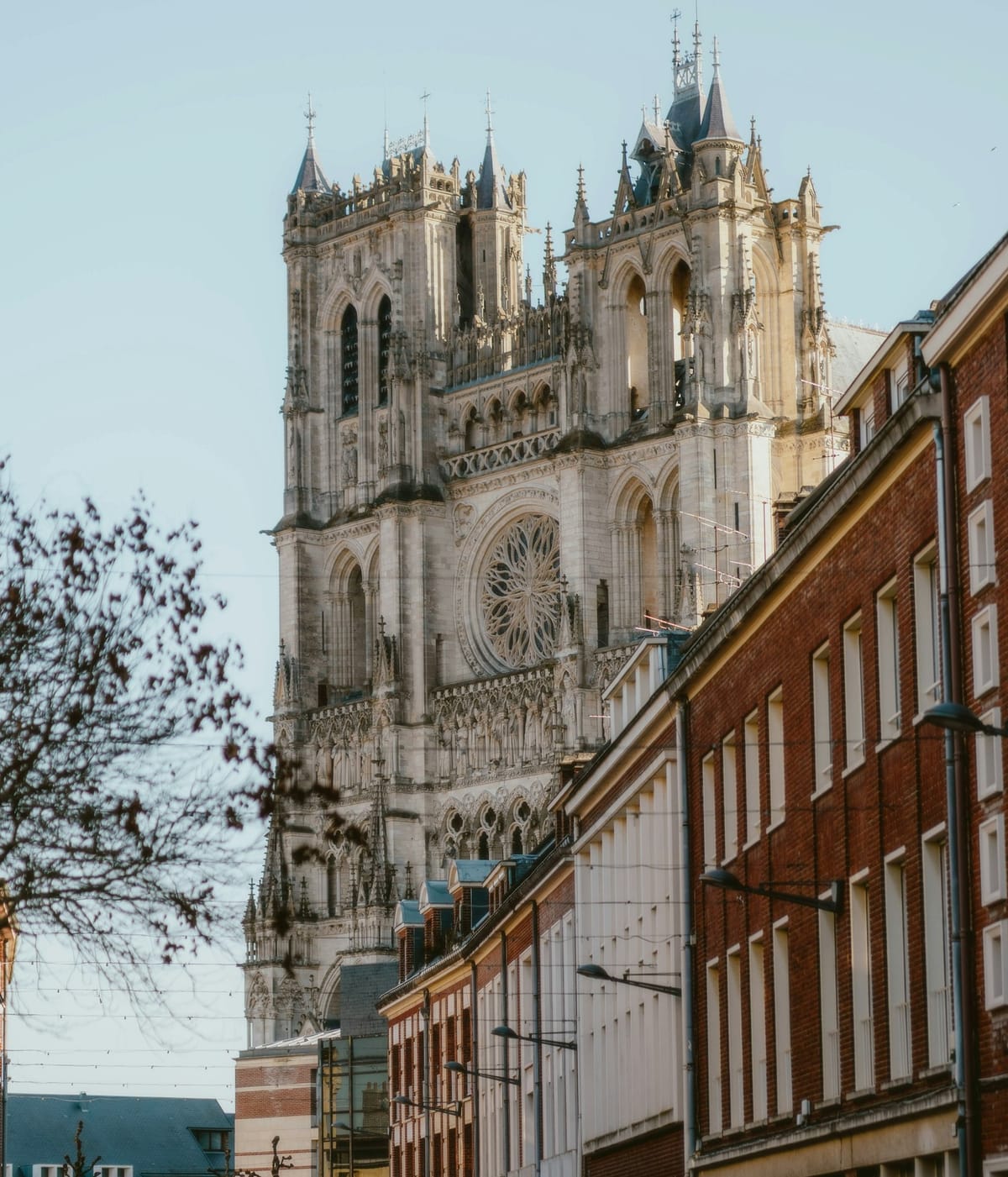 Amiens capitale des Hauts-de France avec sa cathédrale gothique